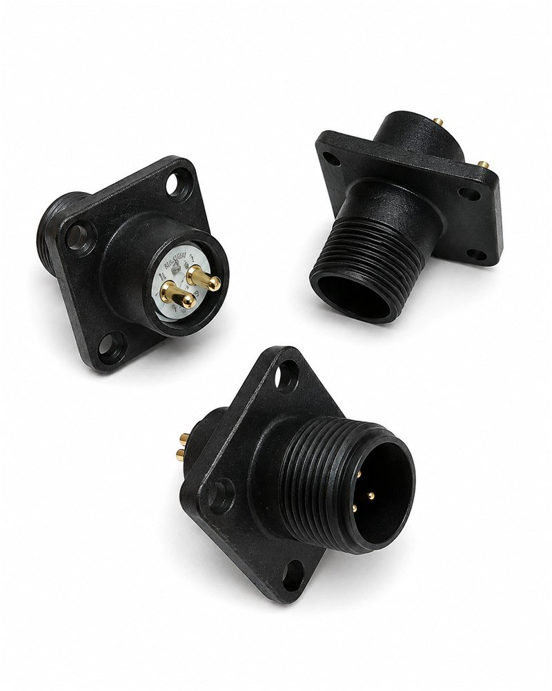 2 Pin MIL Connector Male Side