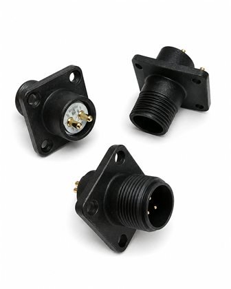2 Pin MIL Connector Male Side
